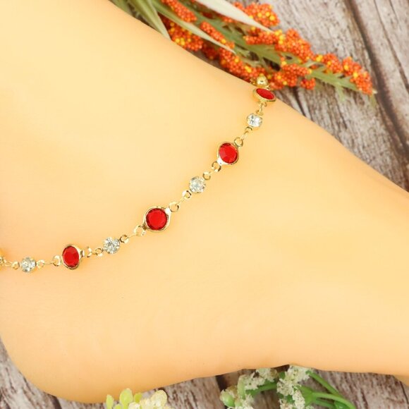 "Dainty Anklet for Women – Elegant Everyday Jewelry & Perfect Gift | MLCRC1613 - Picture 9 of 10